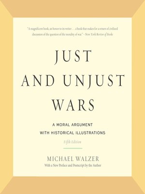 cover image of Just and Unjust Wars